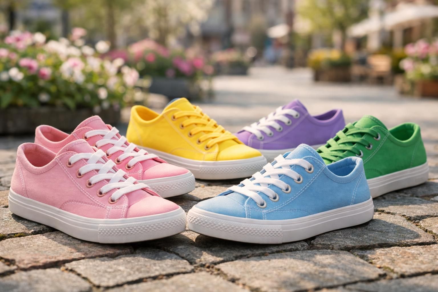 Adieu les baskets blanches: jaké barvy tenisek budou letos na jaře in