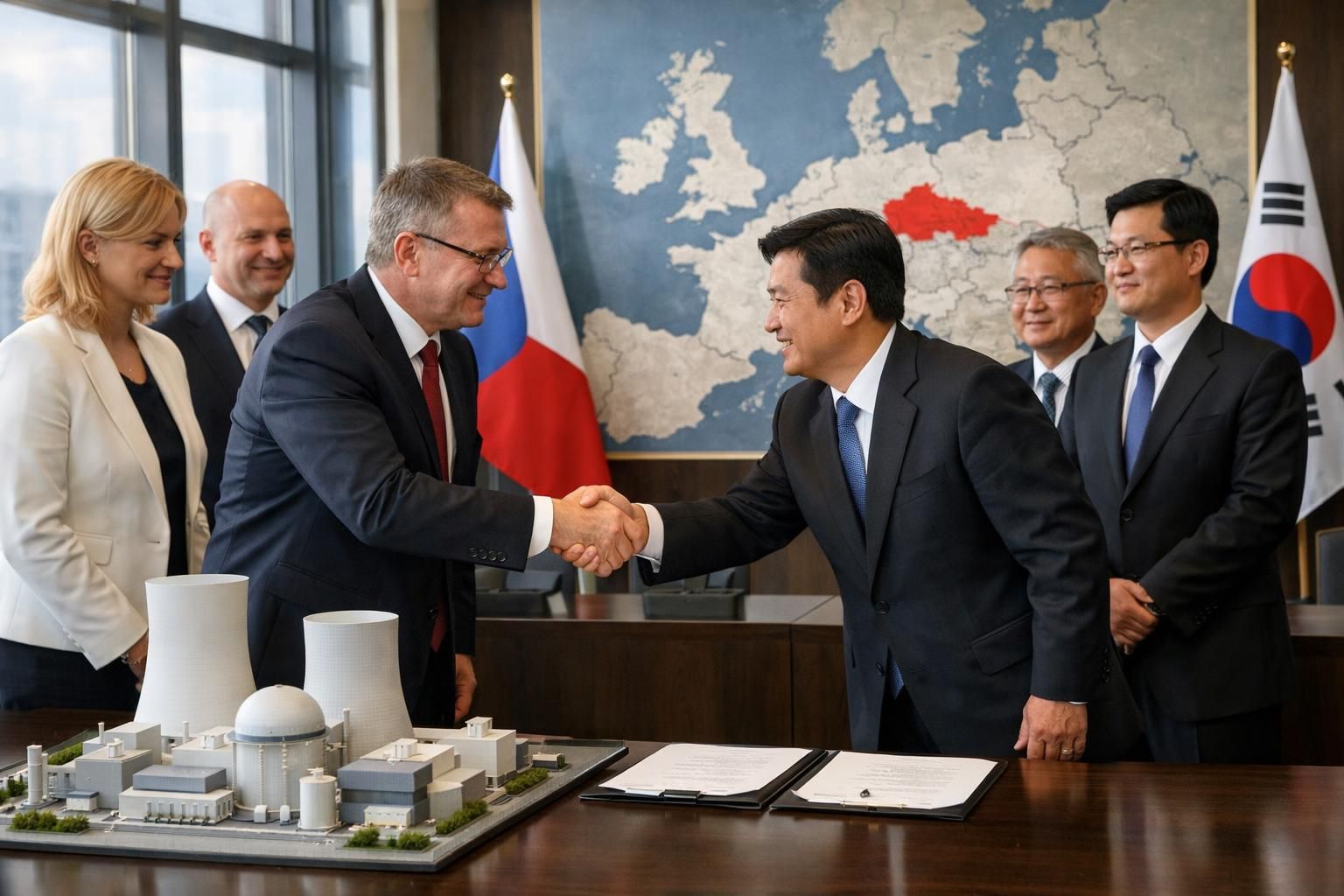 Česká republika svěřila svou jadernou budoucnost korejské skupině: EU zahajuje vyšetřování ohledně dotací a cenového mechanismu nastaveného v Praze