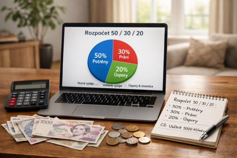 Jak ušetřit 5000 czk měsíčně pomocí rozpočtové metody 50/30/20