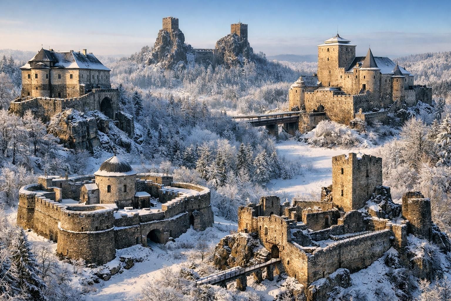 Pět nejzáhadnějších českých pevností k návštěvě i v zimě