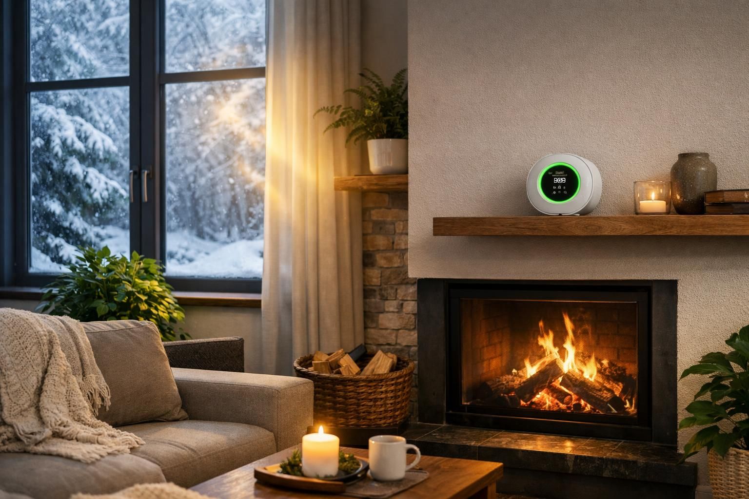 Proč je důležité nainstalovat si v zimě domů snímače kvality vzduchu